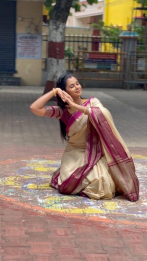 Anusha Hegde Instagram - After a long time ❤️
⭐️⭐️⭐️⭐️⭐️⭐️
#classical #traditional #dance #❤️ 
Any classical lovers here😍
#classic #dance #love #❤️