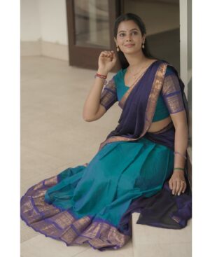 Anusha Hegde Instagram - ⭐️⭐️⭐️⭐️⭐️⭐️
Pc: @camerasenthil 
Halfsaree: @ivalinmabia 
MUA: @jeevithamakeupartistry 
Organised by: @rrajeshananda