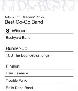 Anwan Glover Instagram - The @washingtoncitypaper BEST OF DC 2024…
 @backyardband  BEST GO GO BAND!!

Shout out to @bouncebeatkingz  @rewickedestband Trouble Funk & @beladonaband too! Thank you to the #bestdamnfansintheworld🌎 Y’all are family and we ❤️ yall!!! #Backyard4Life