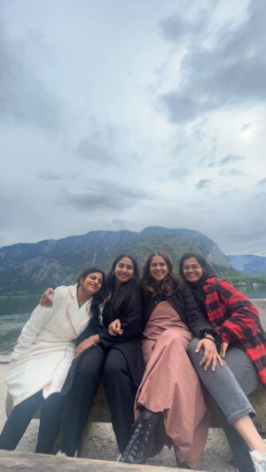 Aparna Nair Instagram - When we arrived at this beautiful old town Hallstatt after a tedious train journey …!!!

#hallstatt #journey #travel #girlstrip