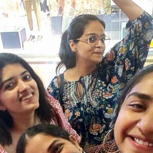 Aparna Nair Instagram - Hyderabad, it was fun..!!
Especially with my three fav girls..