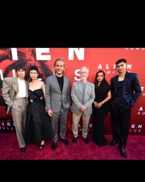 Archie Renaux Instagram - Alien Romulus premiere at the historic Chinese theater in Hollywood! 

Styled by @krishanparmar_ 
Make up by @kmannmakeup 
Trim by @joshuaberrry
Suit @givenchy 
Watch @hublot