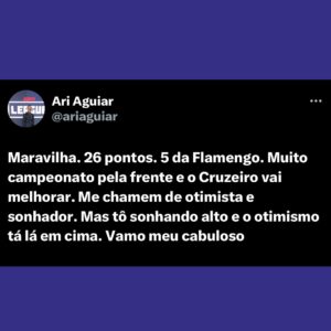 Ari Aguiar Instagram - Vamo que vamo que tão deixando o cabuloso sonhar demais.