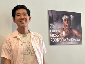 Ari Stidham Instagram - Tonight is opening night of “Mr. Yunioshi” at Sierra Madre Playhouse - I teamed up with J. Elijah Cho in October of 2021 to do the show in LA and since then we have taken it to Indianapolis, Florida, NYC, and now back home in LA in a historic and beautiful playhouse (with parking) — I am so proud of Jon, his show, his heart, the way I have watched his material change hearts and minds….I just want to gush here because it’s so rare to get a shot at connection, I am so grateful to bear witness to it. Thank you for the privilege of working together, Jonathan. thank you for Yunioshi. Don’t miss this show, he is in rare form. Link in bio.