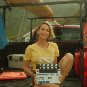 Arielle Kebbel Instagram - Disposables from set with @ariellekebbel! 📸 ☀️

#RescueHISurf premieres this September on @foxtv.