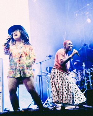 Arlo Parks Instagram - glasto was a family affair. thank you @remiwolf for rocking with meeee, to @bbcintroducing for the full circle moment n to everyone who tuned in - dreams coming tru in real time !!