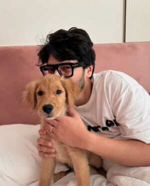 Armaan Malik Instagram - 7 years of us being together today and I guess we’re pawrents now 🥹🐾

we knew we wanted to bring home a puppy at some point but weren’t actively looking, yet somehow, thanks to @theanubistigerfoundation and @praachikapse, he made his way to us, and home has been a mad house ever since. meet little Tofu, our baby boy who adopted us the moment we saw him a month ago 🥹🦁❤️