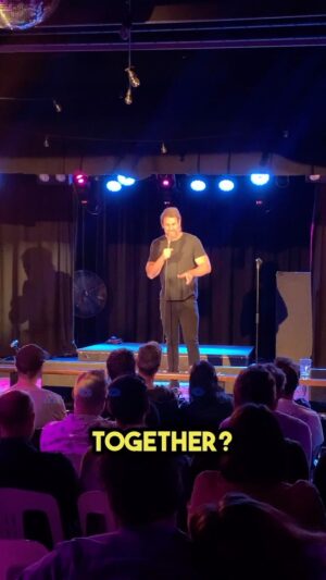Ash Williams Instagram - You happy Michelle? 😂 #standup #comedy #couplegoals