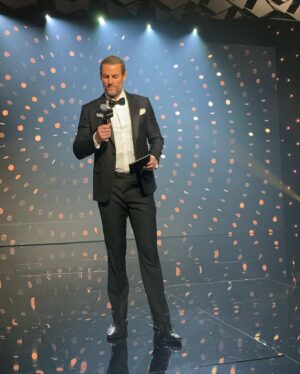 Ash Williams Instagram - Fired up to be hosting Miss Universe Australia Final tonight. Just gotta figure out how to turn the mic on and find my co-host. Wearing fresh suit off the rack from @calibreaustralia #MakeSomeNoise #MissUniverseAustralia