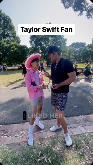 Ash Williams Instagram - Romeo and Juliet #streetinterview #taylorswift #melbourne #fyp #swifties #taylornation #erastouroutfits #erastourtaylorswift #erastour