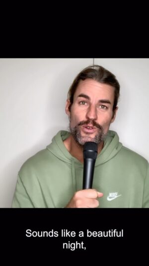 Ash Williams Instagram - Ahead of #AFLTigersCats tonight, I snuck into the press conference of Geelong coach, Chris Scott, to ask the tough questions.