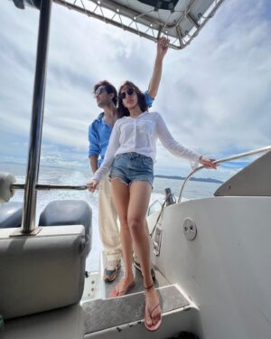 Ashish Bisht Instagram - Life is a journey, we are just injoying the ride ♥️ @natashasingh007 
Location- @saii.phiphiislandvillage 
#travelling #travelphotography