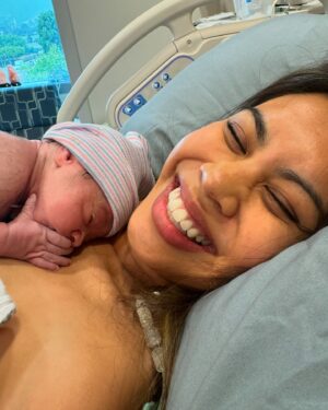 Ashley Argota Instagram - hello world! meet michael harrison torres jr ❤️ we have never known a love this grand and beautiful until now. the only thing that comes in close second is the love i feel watching @micktorres become a dad. he’s such a natural. happy first Father’s Day to my soulmate!! look what we made together my love!! 🥹❤️