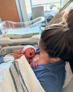 Ashley Argota Instagram - hello world! meet michael harrison torres jr ❤️ we have never known a love this grand and beautiful until now. the only thing that comes in close second is the love i feel watching @micktorres become a dad. he’s such a natural. happy first Father’s Day to my soulmate!! look what we made together my love!! 🥹❤️