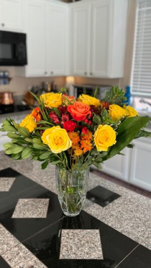 Asia O'Hara Instagram - There’s nothing a couple bunches of grocery store flowers can’t fix! 💐. @waterford