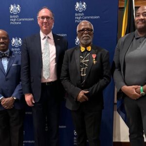 Atandwa Kani Instagram - Kani has been Honored with the Most Excellent Order of the British Empire by King Charles III.. 
That’s Sir Dr Dr Dr Mr tat’uKani to you… And most definitely to me too… 🤣🤣🤣🤣🤣🤣