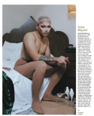Aura Mayari Instagram - Thank you @rollingstone for featuring me and some other amazing drag artists in your first Pride Issue!

Thanks for letting me share my story, as a human being behind all the glitz and glam, and highlighting us during this current climate surrounding our community.

HAPPY PRIDE EVERYONE

Written by @thejonfreeman 
📸 @djdumpling 

#pride #rollingstone #dragisnotacrime