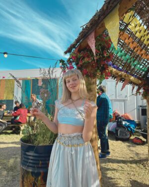 Aurora Aksnes Instagram - Thank you @glastofest !!!! I had a magical time with you all. 🌞🪬💃 Xxx