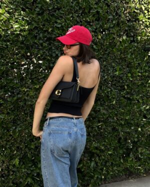 Ava Michelle Instagram - red is my new favorite color 🍒🍓💄