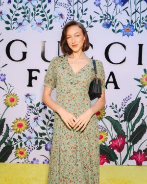 Ava Michelle Instagram - Yes it smelled as good as it looks 💐 thank you for having me @gucci ✨

#gucciflora #guccibeauty