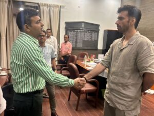 Avinash Tiwary Instagram - I am overwhelmed by the Love and Energy i felt on my recent trip to Bihar...Mark my words when i say this PATNA is probably the only capital of a state in the country which will be envied for the potential  and growth opportunities.

Meeting the DY. CM @vijaykrsinhabih  listening to his Intent and Vision for Bihar and his genuinity really touched my heart and filled me with immense hope and energy for the State's future.

Respected Industry and Tourism Minister Shri @nitishmishraoffice is the face of the New Bihar, a Man of great intellect,Culture and a man with burning passion for the growth and Development of Bihar,am honoured to have shared space with you Dear sir.

@biharmuseumofficial was visited and Dare i Say it might be one of the best Museums not just the country but the entire world. Its the Vision and abled hands of Sir Anjani Kumar Singh who has ensured that every new step taken by the state will be in Accordance of International Standards and Parameters...Always looking forward to New Innovations and Mediums to Lift The state that had taken a Slump in its recent post Independence History.

The State functioning is empowered by the commitment and dedication of Brilliant officers like Mr. @abhaysinghinsta and Mr. Mithilesh Mishra who are absolutely fueled by passion for the  Change in State.

i feel absolutely blessed to have shared space and the passion that you have for the State.

Lastly, Making this a declaration...
Bihar is waiting to burst out as a most sought after Tourism Spot in the country blessed with being the epicentre of India's History,Culture,Religion and the Untapped potential of Wildlife and Nature...
@tourismbihargov Shall lead the way!