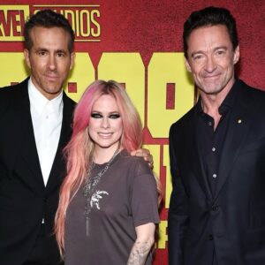 Avril Lavigne Instagram - Saw the new Deadpool & Wolverine movie at the premiere in NYC and it was everything you could hope for it to be! It was so so good and it was so awesome to hear my song ‘I’m With You’ in it! It comes out Friday, so make sure you go out and see it! ❤️💛