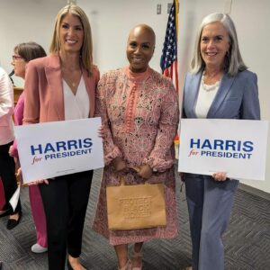 Ayanna Pressley Instagram - Democratic women from Massachusetts and across the nation are ready to get out the victory for our next President of the United States, @kamalaharris!