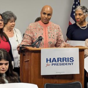 Ayanna Pressley Instagram - Democratic women from Massachusetts and across the nation are ready to get out the victory for our next President of the United States, @kamalaharris!