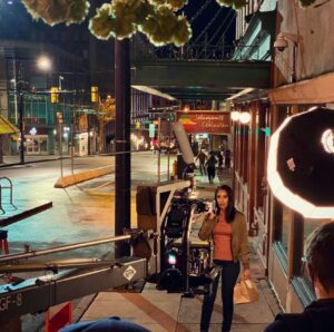 Azie Tesfai Instagram - My mom immigrated to this country with nothing. Her life long dream was to open her own Ethiopian restaurant, but instead she sacrificed everything to give me every possible opportunity. So in my first tv writing episode, in the opening scene my character walks out of an Ethiopian restaurant for an important call. An Ethiopian restaurant with my mom’s name on it. Selamawit Ethiopian. 
Love you mom. Honoring you, in putting a bit of your dream into the sacrifices you made so I could have my own ❤️❤️❤️