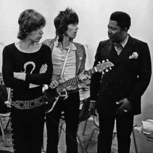 B.B. King Instagram - BB King and The Stones. #rollingstones #bbking