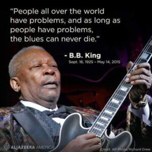 B.B. King Instagram - The blues can never die. #BBKing