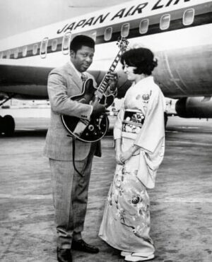 B.B. King Instagram - 1968, Japan. 
@bbkingofficial