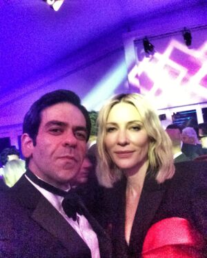 Banipal Shoomoon Instagram - Last year at cannes film festival with Cate Blanchett 
#cannesfilmfestival #cannes #film #movies #red #black #cateblanchett #banipalshoomoon #actor #actress #festival #smile #filmnews