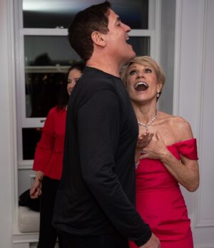 Barbara Corcoran Instagram - Happy Birthday to the richest guy I know - and I don’t just mean what’s in his wallet! @mcuban 

Mark’s a real stand up guy. 

He does my math on Shark Tank, taught me not to invest in a tech company not run by “techies,” and even carried my suitcases his first day on the show before I knew who he was. 

Mark’s also got a heart as big as his ambition. Whether he’s championing a cause, helping someone in need, building a business, or just sharing a laugh, he brings warmth and authenticity into every interaction. It’s that rare combination of sharp intellect and deep compassion that makes him not just a great businessman but an all-around great guy. 

So happy birthday, Mark! I’m grateful for our friendship and for the many lessons I’ve learned from you. Here’s to another year, and billions more!