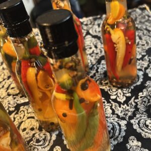 Barry Kerch Instagram - Made some vinegar pepper sauce today with the last of my pepper harvest.  Basic preserving shit!  #shinedown #campaignagainstnegativity #hotsauce #vinegarpeppersauce #hotpeppers