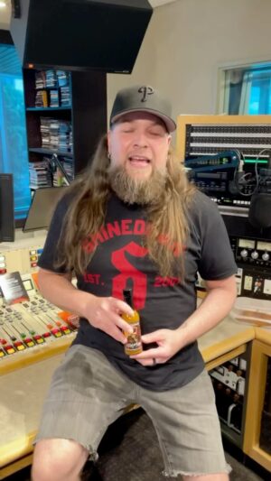 Barry Kerch Instagram - Hot Sauce ✅ and 🚫 feat. SYMPTOM SAUCE from @shinedown and @torchbearersauces 🔥 Check out my interview with Barry Kerch at wmmr.com/brent talking about this spicy new collab AND new music from the band...