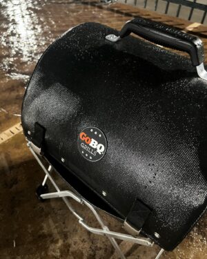 Barry Kerch Instagram - Awesome little portable grill. Cooked a great meal. Thanks @gobqgrills this is going to be well used. 

#shinedown #campaignagainstnegativity #bbq #harcorecarnivore #meatchurch #manfirefood