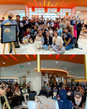 Beby Chaesara Instagram - • Book Launch • 
Serpihan Utuh Sebuah Rindu.

Terima kasih yang sudah hadir. Terima kasih buat semuanya yang sudah menemani sampai di titik ini. Bukunya sudah resmi rilis di Gramedia se-Indonesia! Semoga bisa menemani setiap serpihan rindumu. ✨