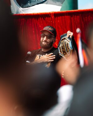 Belal Muhammad Instagram - Chicago, you showed up in a way I’ll never forget. This is the city that made me, and to feel this love from my hometown is unreal. We did this together. This belt is for every one of you who believed in me. Thank you from the bottom of my heart.