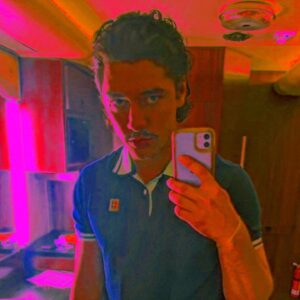 Belmont Cameli Instagram - Meet Mason. He loves moms, short shorts, and drinking at work. And he knows latin??
#BasedOnATrueStory is out NOW on @Peacock !!!