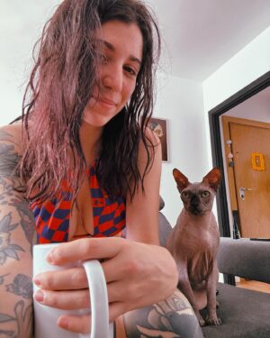 Bely Basarte Instagram - mi gatito gruñón fav 🫶🏻