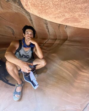 Ben Levin Instagram - wore the same outfit for 3 days. 
camping is hard but rewarding.
nature is stunning and healing 🌞