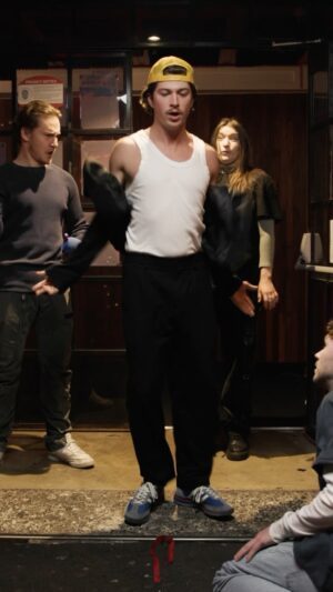 Ben Turland Instagram - Throw hips, not fists.

@davehoey 
@nicholasdburton 
@maxchamp 
Jessica Spies
@benjaminturland 
@bridget_mcallister 
@baz.hughes2 

Shot by @michaelangelis_ 

HUGE thanks to the legends at @sussudio.sydney for letting us set up camp in their beautiful venue. 

#dancebattle #comedy #sketchcomedy #dance #skit