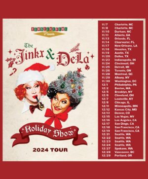 BenDeLaCreme Instagram - Tickets are on sale now for The Jinkx & DeLa Holiday Show 2024 Tour! Get your 🎟️ and VIP add-ons at JinkxandDeLa.com

Photo by @jacob.ritts