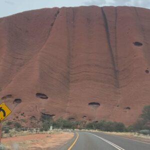 Benjamin Law Instagram - 24 HOURS IN ULUṞU

Shot this lil’ segment in beautiful Aṉangu Country after a rare evening of rain. It meant we could see the true black shade of the monolith under its red rust foundation, and how freshwater gathers at the base of the structure – which is taller than the Eiffel Tower, more ancient than the first dinosaurs and runs another 2.5km underneath.

Thanks to Uncle Sammy Wilson – son of Paddy Uluṟu! – for welcoming and handpicking bush tomatoes for us (an unexpectedly perfect mix of tomato and banana), and this dream team crew of the two Dans, Pariss, Bruno, Sarah and Toby. 

And, of course, icon Julia Zemiro who can do no wrong and for whom I would walk directly into peak hour traffic with my eyes closed if she asked. 

On yr TVs soon. Palya, peeps. ✌🏿✌️✌🏼