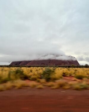 Benjamin Law Instagram - 24 HOURS IN ULUṞU

Shot this lil’ segment in beautiful Aṉangu Country after a rare evening of rain. It meant we could see the true black shade of the monolith under its red rust foundation, and how freshwater gathers at the base of the structure – which is taller than the Eiffel Tower, more ancient than the first dinosaurs and runs another 2.5km underneath.

Thanks to Uncle Sammy Wilson – son of Paddy Uluṟu! – for welcoming and handpicking bush tomatoes for us (an unexpectedly perfect mix of tomato and banana), and this dream team crew of the two Dans, Pariss, Bruno, Sarah and Toby. 

And, of course, icon Julia Zemiro who can do no wrong and for whom I would walk directly into peak hour traffic with my eyes closed if she asked. 

On yr TVs soon. Palya, peeps. ✌🏿✌️✌🏼