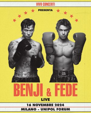 Benjamin Mascolo Instagram - B&F ARE BACK

Sabato 16 Novembre 2024 - Unipol Forum, Milano.

Biglietti disponibili da giovedì ore 14:00.