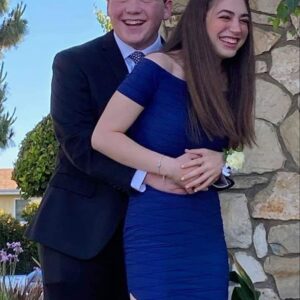 Benjamin Royer Instagram - We couldn’t have prom cause of quarantine, so we brought prom home