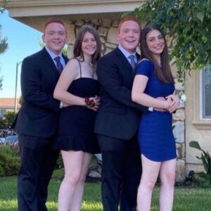 Benjamin Royer Instagram - We couldn’t have prom cause of quarantine, so we brought prom home