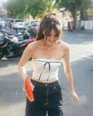 Benyapa Jeenprasom Instagram - it’s blazing hot!☀️🍉🥵